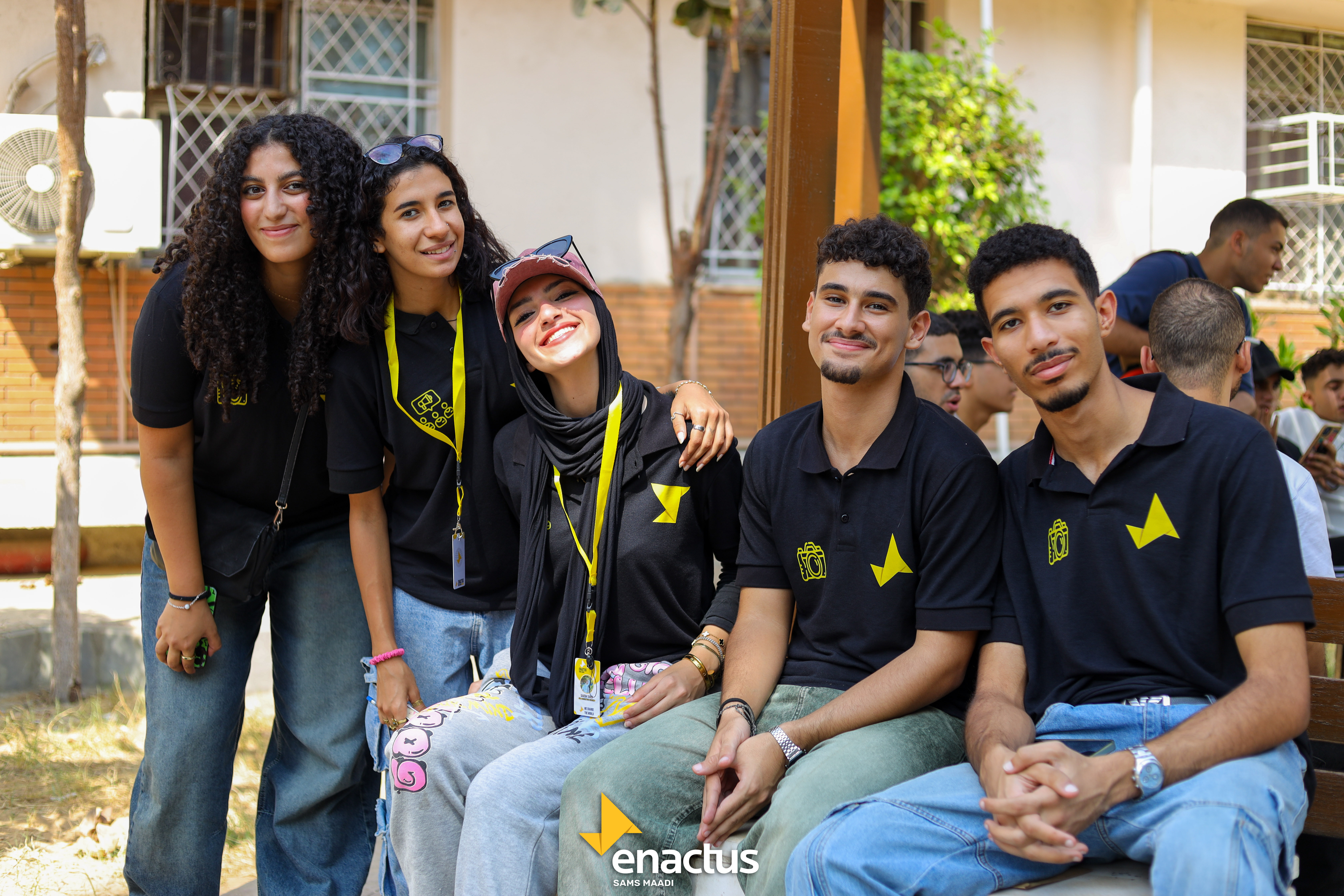 Members together on campus