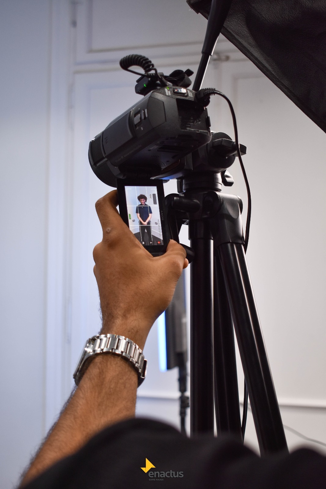Filming the project video